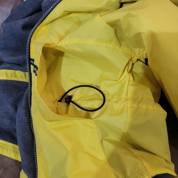 London Fog Yellow Hooded Zip Up Jacket NWOT Large 14 16 Girls - Picture 6 of 8